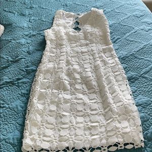 Beautiful white lace up dress!